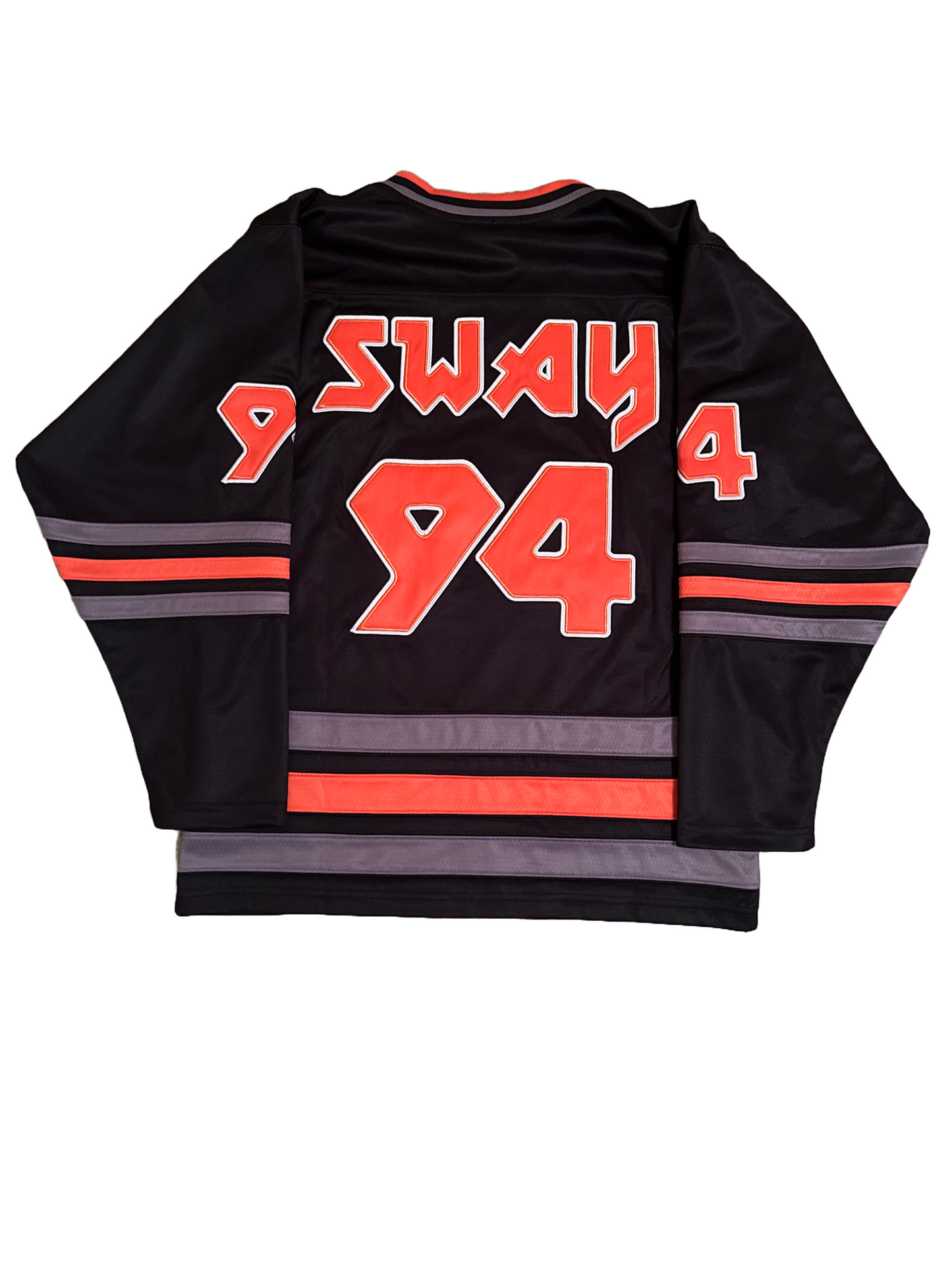 Black / Orange / Grey Hockey Jersey
