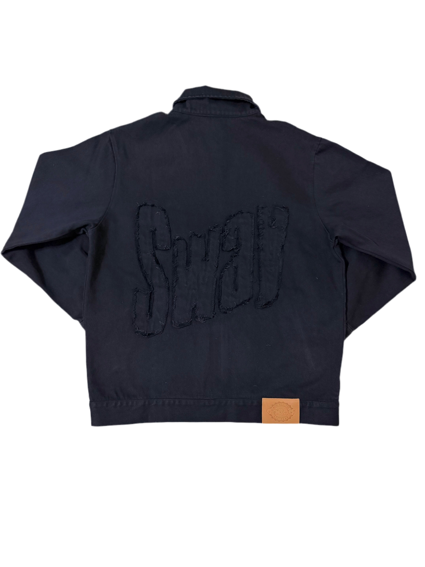 Black Sway Long Sleeve Denim Jacket