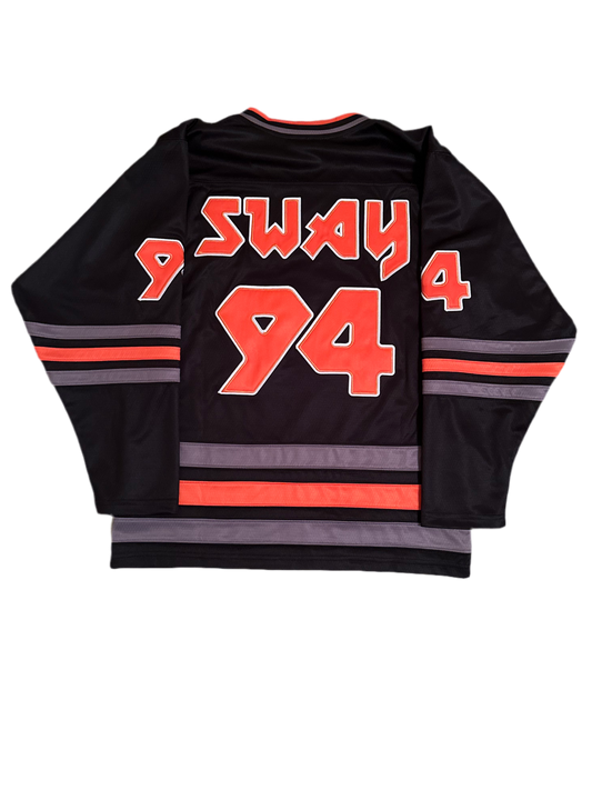 Black / Orange / Grey Hockey Jersey