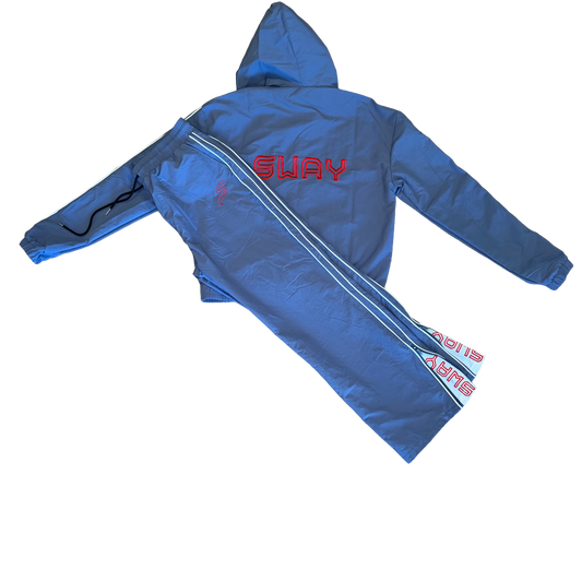 Grey + Red 1/4 zip sets