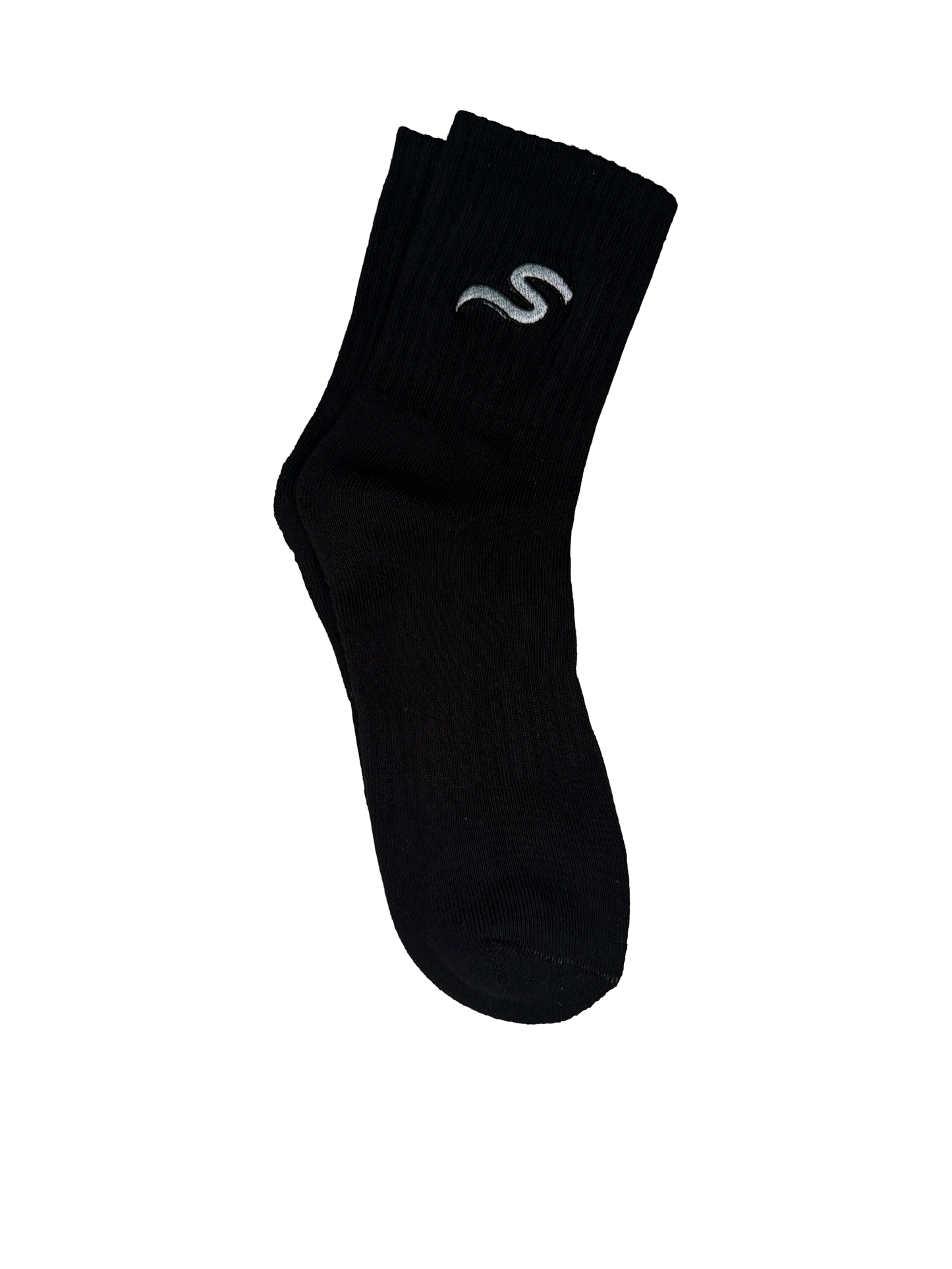Black Sway S embroidered socks