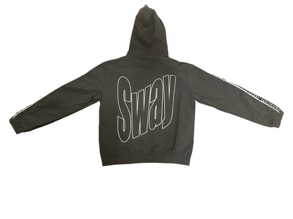 Black Sway Windbreaker Set