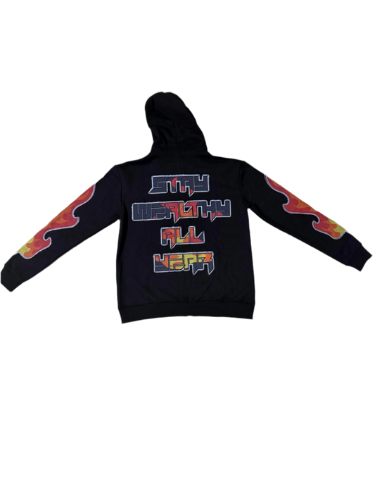 Sway Flame Zip Up Set