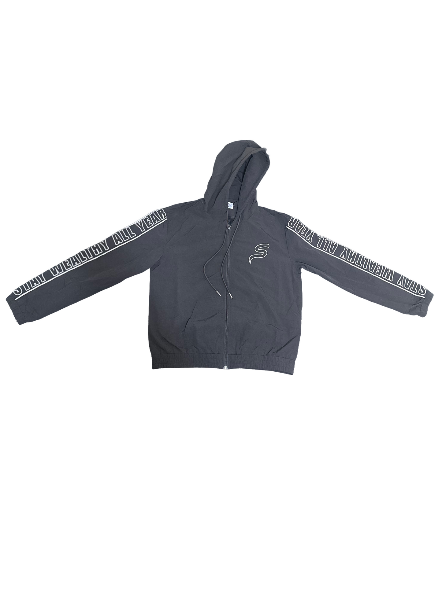 Black Sway Windbreaker Set
