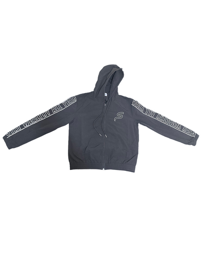 Black Sway Windbreaker Set