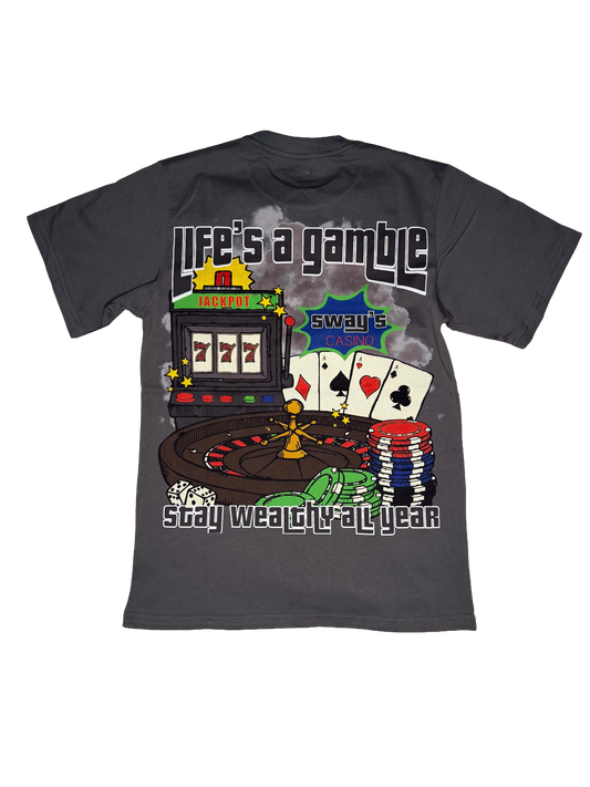 Grey Life’s A Gamble Tee