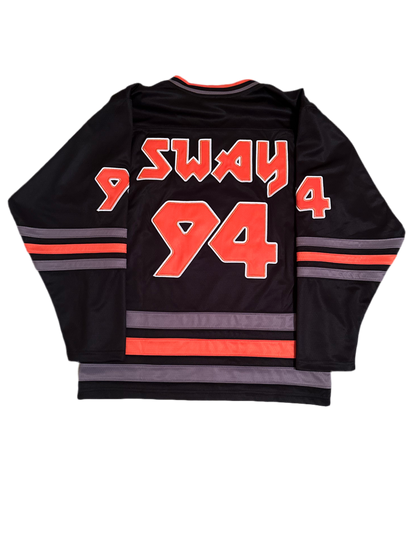 Black / Orange / Grey Hockey Jersey
