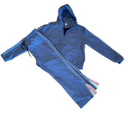 Grey + Red 1/4 zip sets