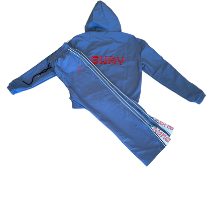 Grey + Red 1/4 zip sets