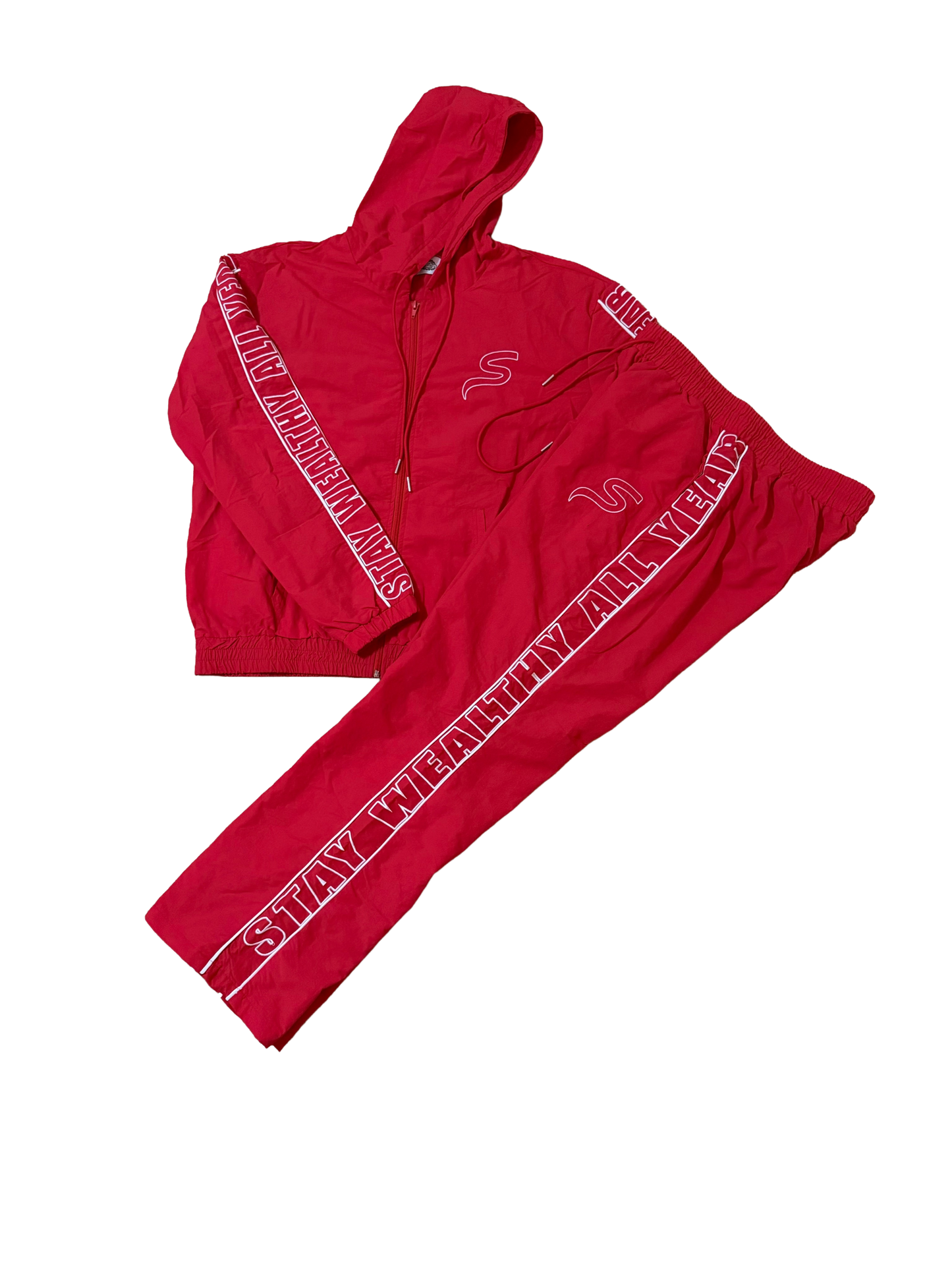 Red Winbreaker set