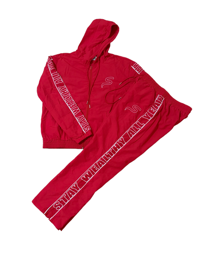 Red Winbreaker set
