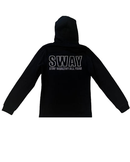 Black / Rhinestones STAY WEALTHY ALL YEAR Flare Sets