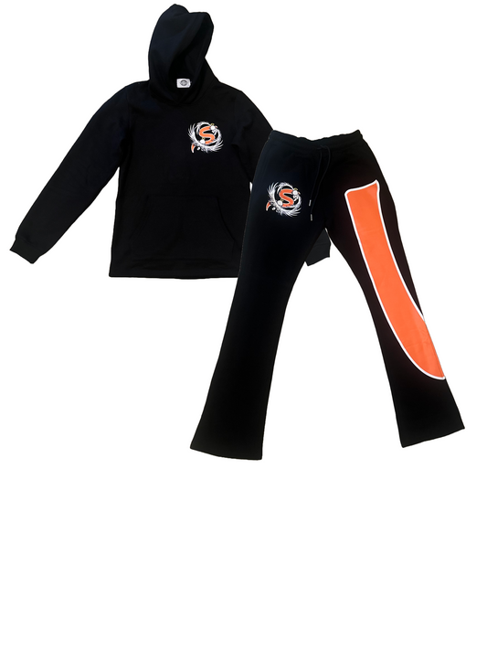 Black / Orange Protect The Brand Flare Sets